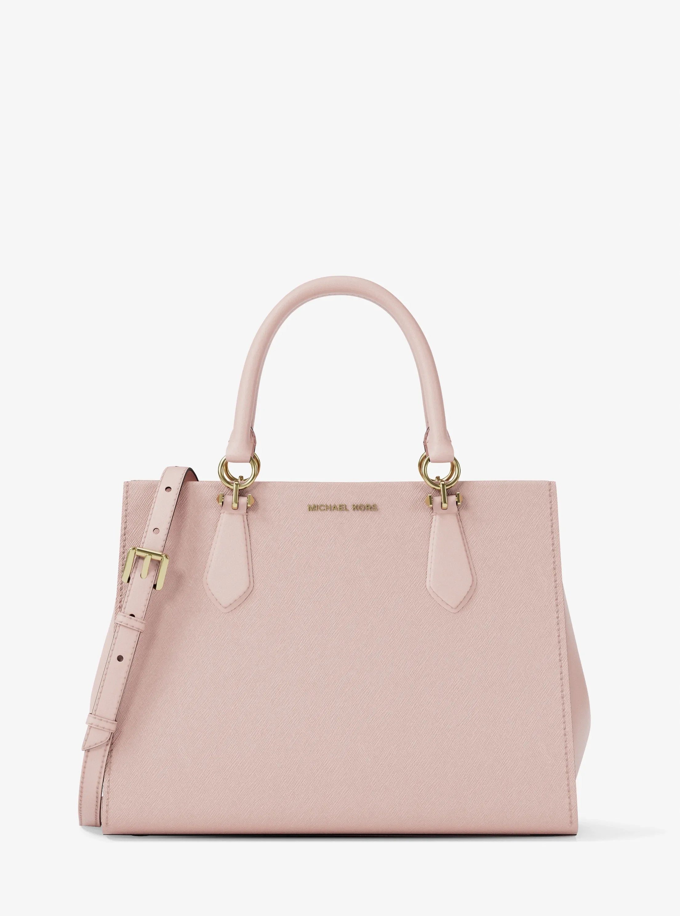 Michael Kors Marilyn Medium Saffiano Leather Satchel