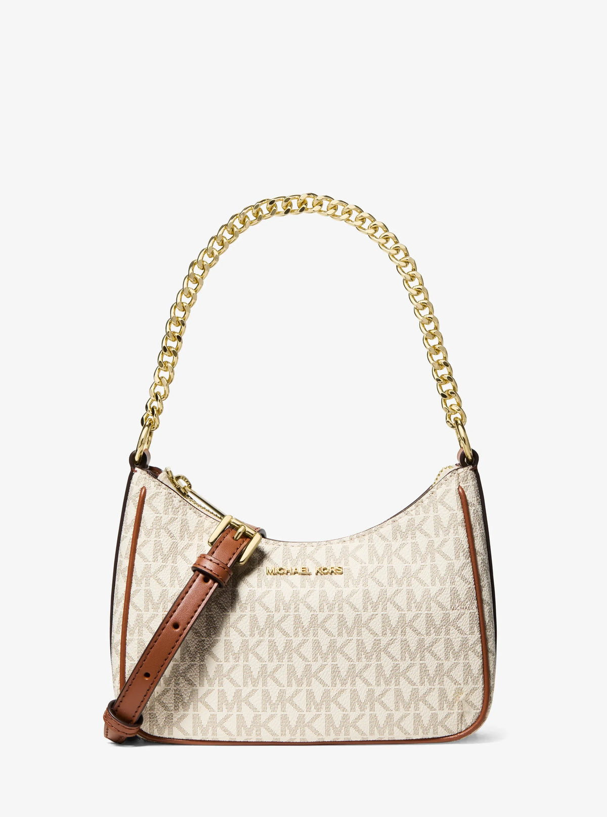 Michael Kors Jet Set Signature Logo Convertible Crossbody Bag