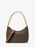 Michael Kors Jet Set Signature Logo Convertible Crossbody Bag
