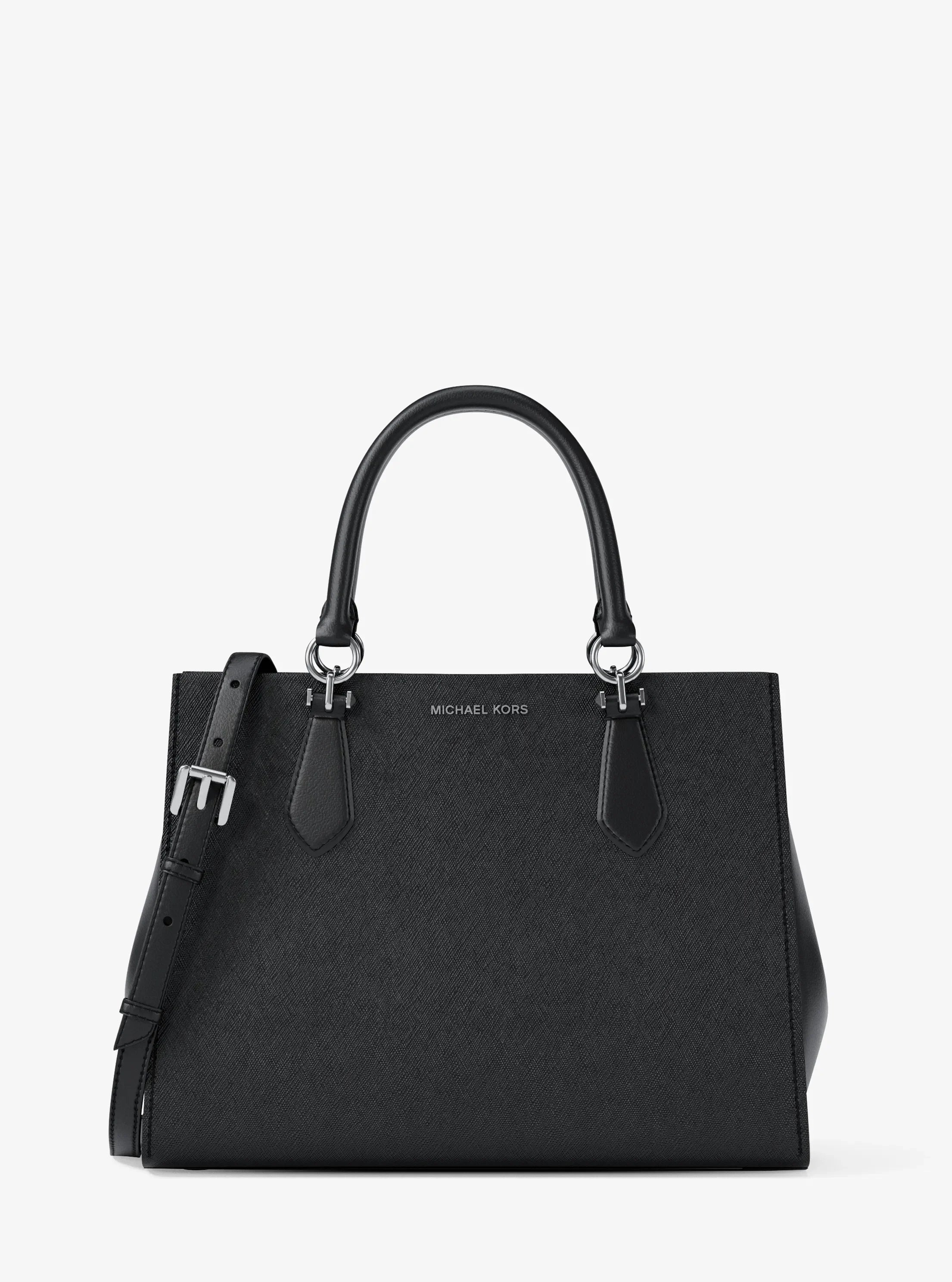 Michael Kors Marilyn Medium Saffiano Leather Satchel