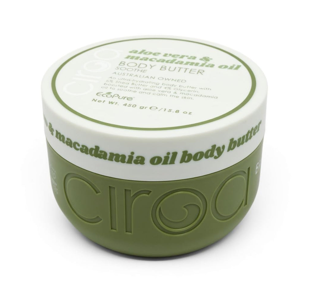 Ciroa, Aloe Vera & Macadamia Oil, Body Butter, Soothing