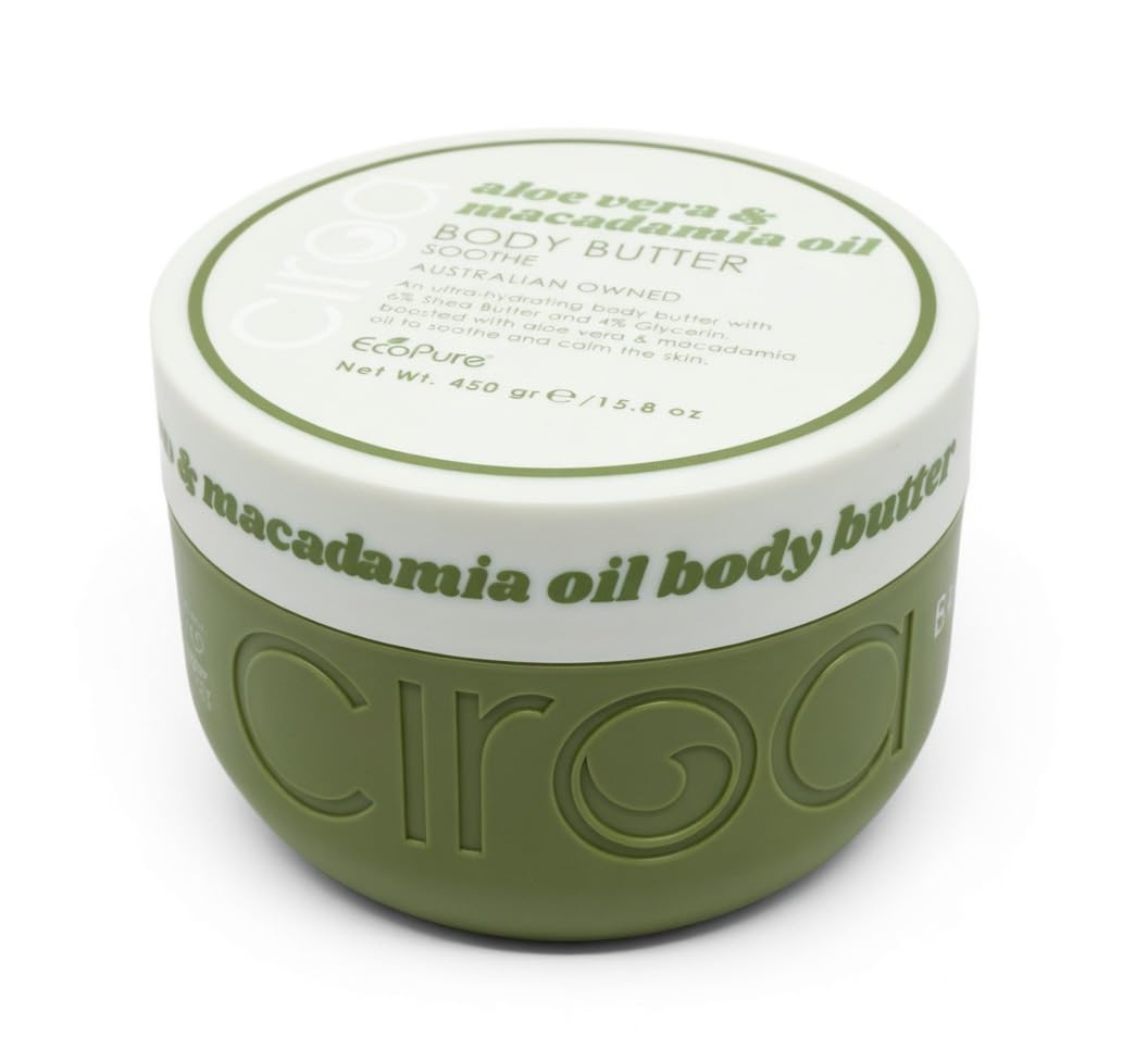 Ciroa, Aloe Vera & Macadamia Oil, Body Butter, Soothing