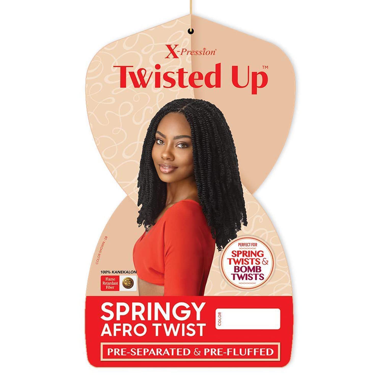 Outre Crochet Braids X-Pression Twisted Up 3X Springy Afro Twist 16 Color 2#