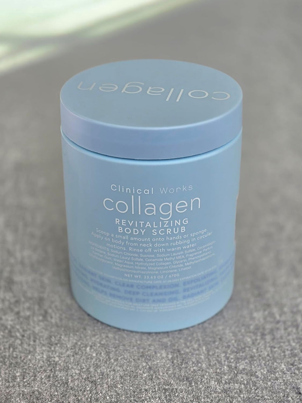 Clinical COLLAGEN REVITALIZING Works, Revitalizing & Exfoliating Body Scrub
