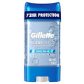 Gillette 72-Hour Clear Gel Antiperspirant & Deodorant – Cool Wave, Long-Lasting Freshness and Sweat Protection for Men, 3.8 oz