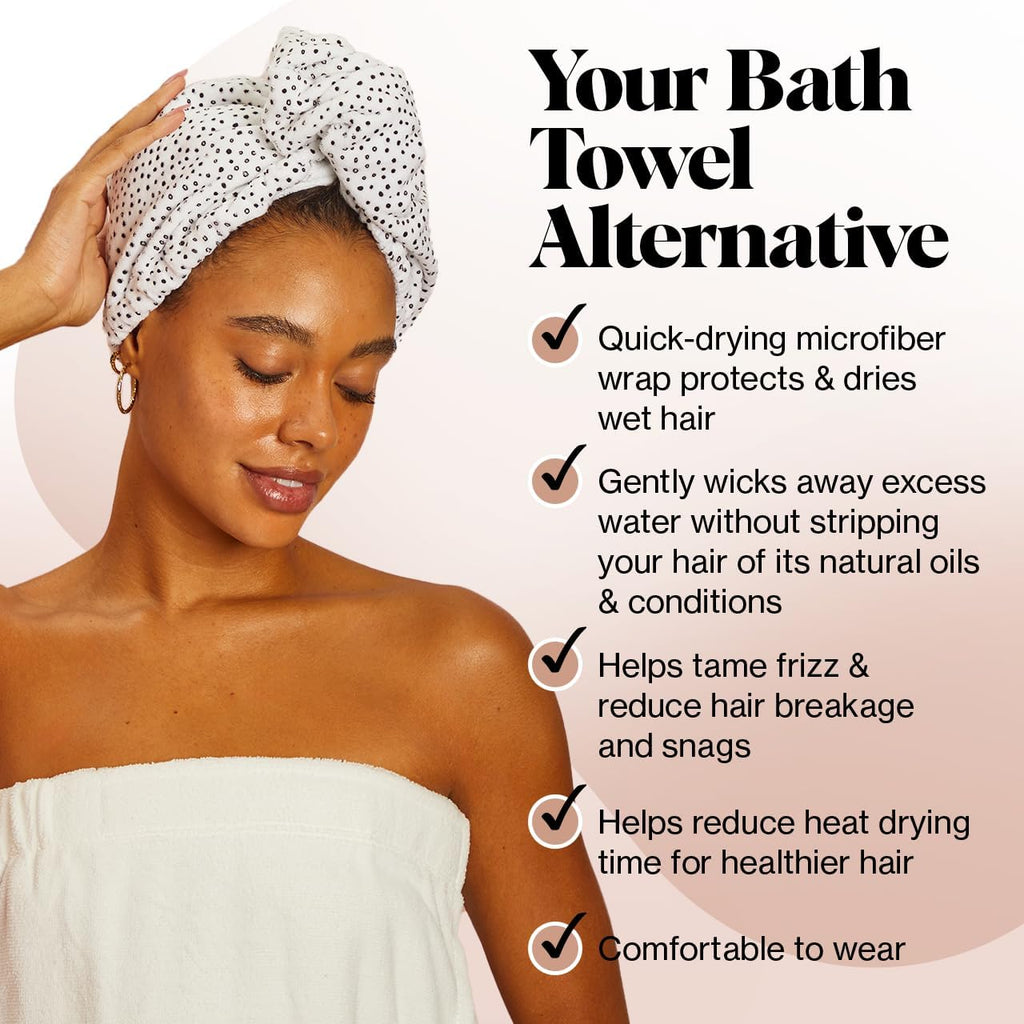 Kitsch Microfiber Hair Towel Wrap for Women