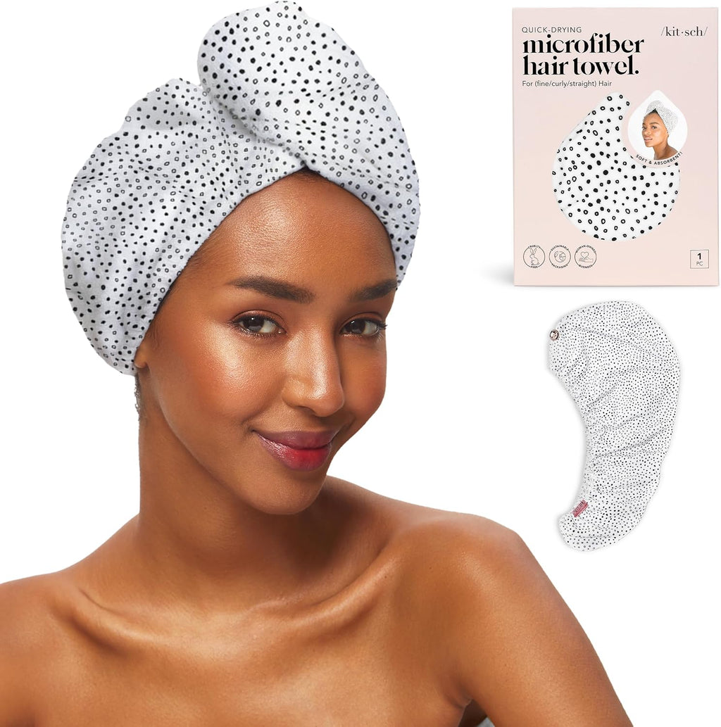 Kitsch Microfiber Hair Towel Wrap for Women