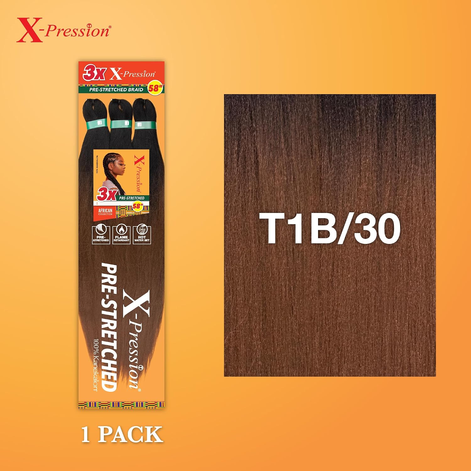 Braids 4X Pre-Stretched Braid 38" | Long Braiding Hair Extensions for Women | Lightweight Synthetic Hair Extension