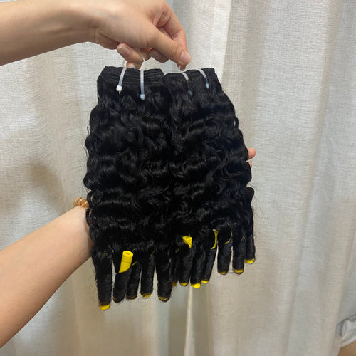 100% Human Hair Raw Virgin Cuticle-Aligned Burmese Remy Hair- 3 Piece Bundles