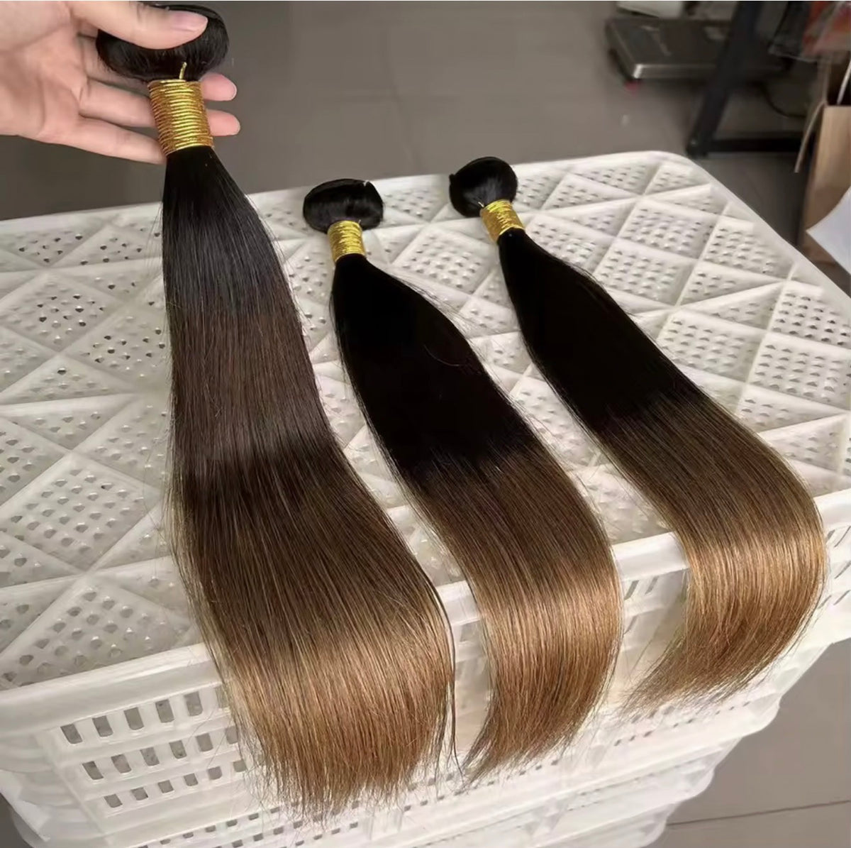 Raw Virgin Cuticle-Aligned Indian Remy 100% Human Hair Straight - 3 Piece Bundle