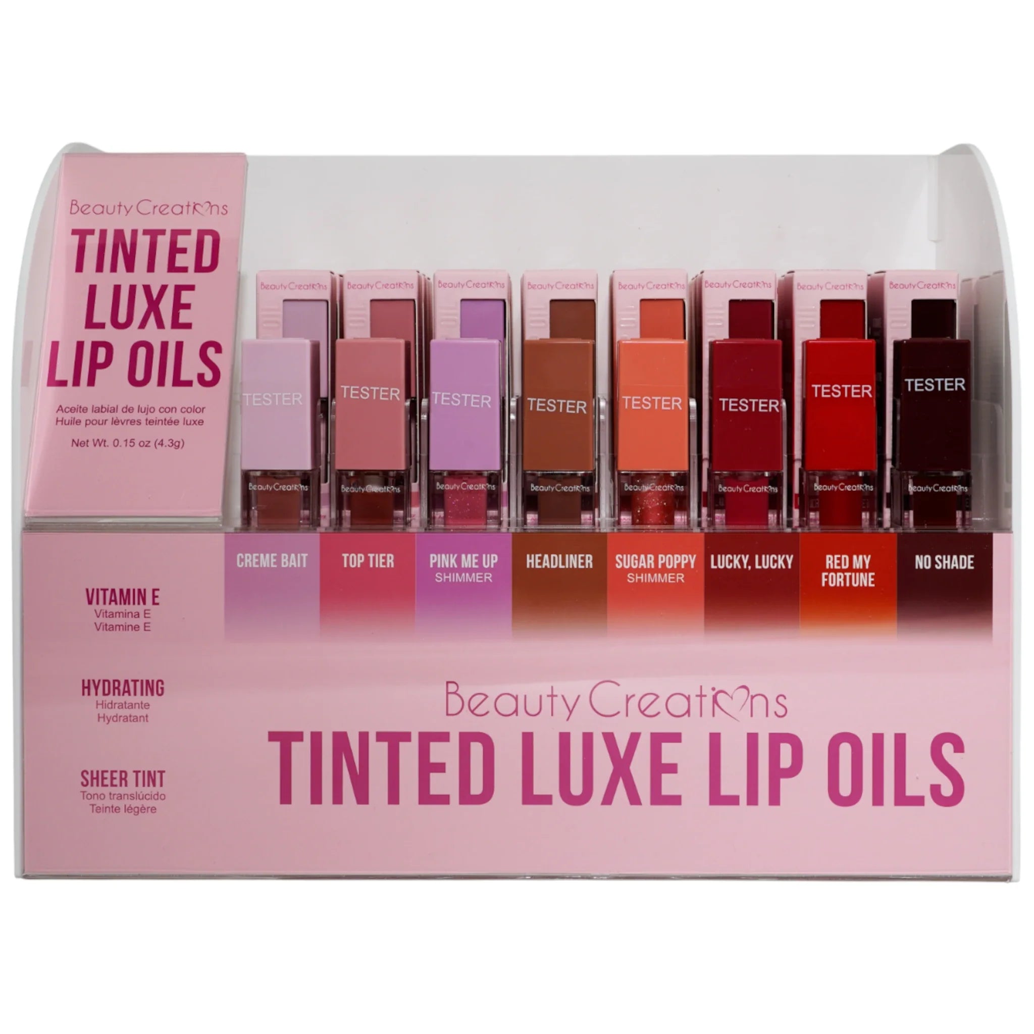Beauty Creations Tinted Luxe Lip Oils