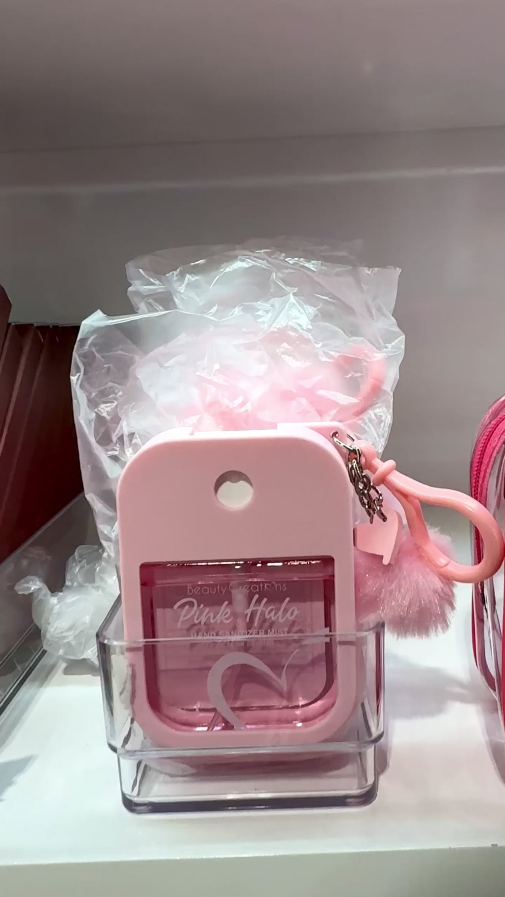 Beauty Creations Hand Sanitizer Mist Pink Halo